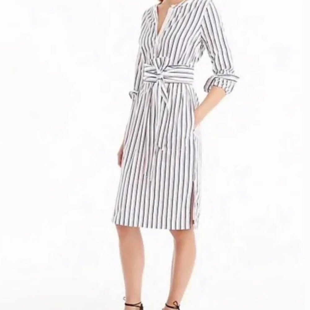 Thomas Mason for J.Crew Shirtdress with Stripes - Size 0